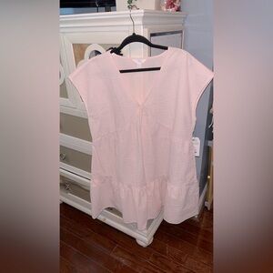 Light pink baby doll dress